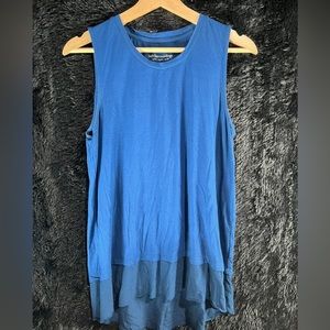 Soft Surroundings Tank Top Blue Size Small